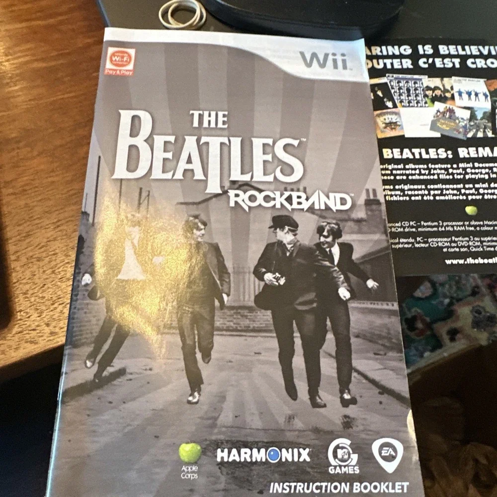 Nintendo Wii Game The Beatles Rockband